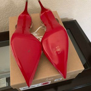 CHRISTIAN LOUBOUTIN Patent Brandina Slingback Pumps